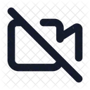 Video Slash Video Prohibited No Video Icon