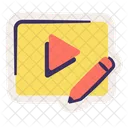 Video Create Content Icon