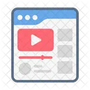 Video Stream Video Player Streaming Icon