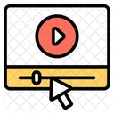 Online Media Online Video Video Streaming Icon