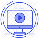 Video Player Video Streaming Video Watching Icon