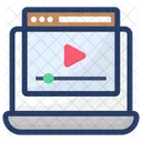 Video Blogs Digital Marketing Video Streaming Icon