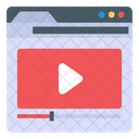 Web Video Video Streaming Online Video Icône