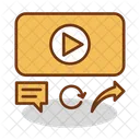 Video Streaming  Icon