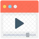 Video Streaming Player Icon