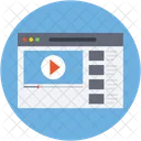 Video Player Streaming Icon