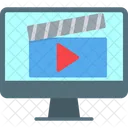 Video Streaming Film Icon