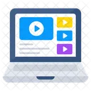 Online Media Online Video Video Streaming Icon