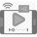 Video Streaming Broadcast Google Icon