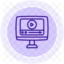 Video Streaming Media Icon