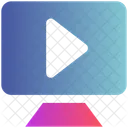 Media Monitor Video Icon