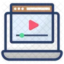 Video Blogs Digital Marketing Video Streaming Icon