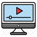 Video Player Video Streaming Video Watching Icon