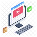 Website Video Web Video Play Video Icon