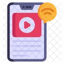 Video Streaming  Icon