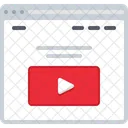 Video Streaming Website Video Streaming Icon