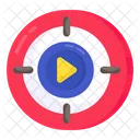 Video Target Focus Video Video Goal Icon