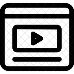 Video Top Margin  Icon