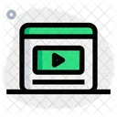 Video Top Margin Online Video Video Streaming Icon