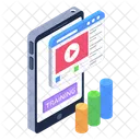 Business App Video Training Mobile Video Icon