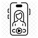 Tutorial Em Video Midia Celular Ícone