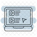 Tutorial Em Video Educacao Video Ícone