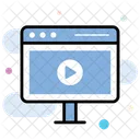 Video Lecture Video Lesson Online Study Icon
