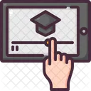 Digital Learning Online Learning Study Icon