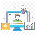 Business Training Corporate Training Online Chat Icon
