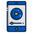 Smartphone Online Learning Training Icon