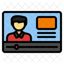 Video Tutorial Online Education Video Lecture Icon