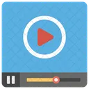 Online Presentation Video Presentation Training Icon