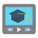 Education Video Online Icon
