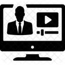 Video Tutorial En Linea Educacion En Linea Icono