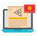 Video Tutorial Online Lesson Video Lesson Icon