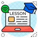 Video Tutorial Online Lesson Video Lesson Icon