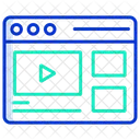 Tutoriales En Video Video Tutorial Icono