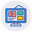 Tutoriales En Video Tutoriales Lecciones En Video Icono