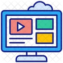 Tutoriales En Video Tutoriales Lecciones En Video Icono