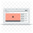 Video Tutorials Video Lesson Online Learning Icon