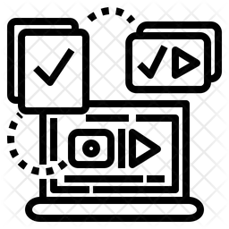 Verificación de vídeo  Icono
