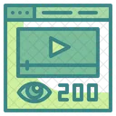 Video Viewer Viewer Data Icon
