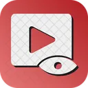 Video Content Creator Video Interaction Icon