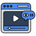Video Views  Icon
