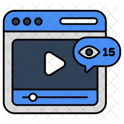 Video Views  Icon