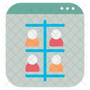 Virtual Event Video Conference Video Call Icon