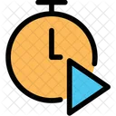 Video Watch Time Clock History Icon