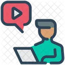 Video Watching  Icon