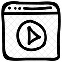Abspielen Video Browser Icon