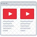 Video Artikel Blog Symbol